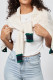 White V Neck Knitting Cardigan