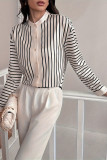 Apricot Stripes Button Up Shirt