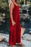 Red Spaghetti One Piece Jumpsuit