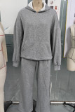 Grey Hoodie and Pants Set