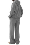 Grey Hoodie and Pants Set
