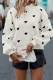 Heart Pattern Knitting Sweater