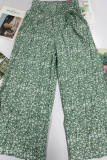 High Waist Wide Leg Floral Pants