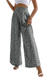 High Waist Wide Leg Floral Pants