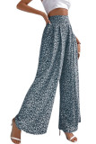 High Waist Wide Leg Floral Pants