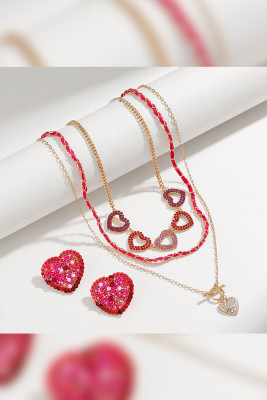 Valentine Day Heart Necklace