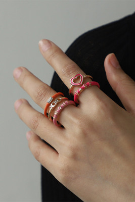 Valentine Day Rings Set