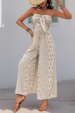 Vintage Off Shoulder Wide Leg Jumpsuit
