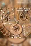 Western Classic Earrings and Necklace Set