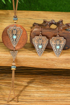 Western Classic Earrings and Necklace Set