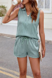Solid Color Two Pieces SHort Set