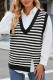 Stripes V Neck Sweater Vest