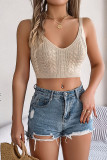 Knitting Crop Tank Top