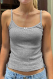 Plain Knitting Cami Top