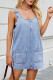 Distressed Denim Tank Dress