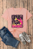 Pink Crawfish Season Graphic Casual Tee