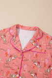 Blossom Cowgirl Country Print Pajamas Set