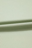 Smoke Green Textured Tank Top and Drawstring High Waist Pants Set