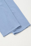 Myosotis Drawstring Elastic Waistband Pleated Loose Pants