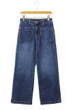 Bluing Mimimalist Patch Pocket Womens Shift Jeans