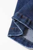 Bluing Mimimalist Patch Pocket Womens Shift Jeans