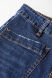 Bluing Mimimalist Patch Pocket Womens Shift Jeans
