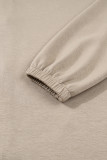 Goat Contrast Bow Embroidered Zip Up Jacket Hoodie