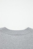 Light Grey See You Cowboy Embroidered Western Graphic Sweater