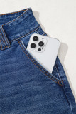 Ashleigh Blue Double Button Zip Fly Straight Leg Jeans
