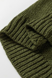 Four Leaf Clover Oversize Drop Shoulder Slouchy Sweater Dress