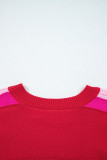 Fiery Red Christmas Holly Festive Holiday Sweater
