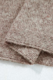 Gray Morn Contrast Colored Dot Detail Drop Shoulder Sweater