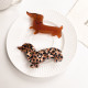 Cute Dachshund Dog Shape Acrylic Hair Clip