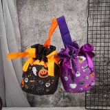 Halloween Trick Or Treat Drawstring Candy Bags