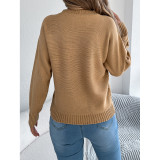 Cable Knit Hollow Out Cropped Sweater