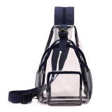 Clear PVC Sling Bag Transparent Crossbody Chest Bag