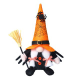 Halloween Spider Witch Gnome Plush Doll