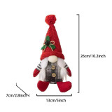 Knitted Christmas Faceless Gnome Plush Doll