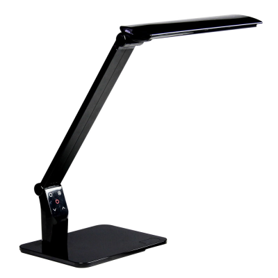 Touch Sensor 1000Lux LED Desk Lamp with USB Charging Port 5 Levels Dimmable 5 Color Mode Table Light for Working Studying