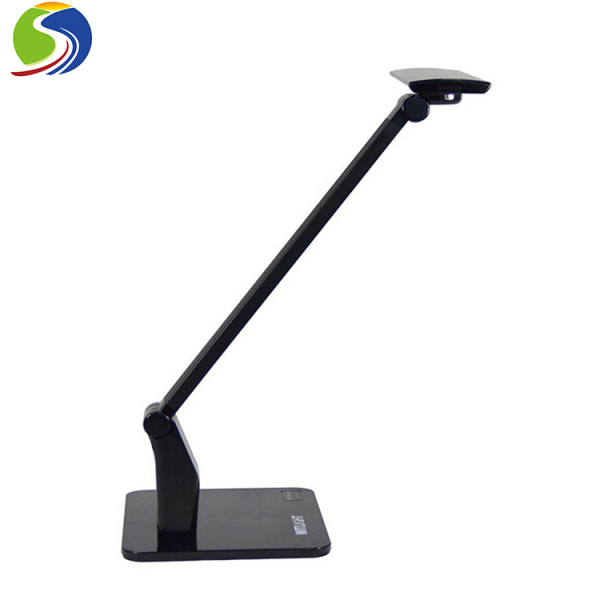 Eye-caring Piano Black led table lamp With USB Charging Port For Office Living Room Hotel