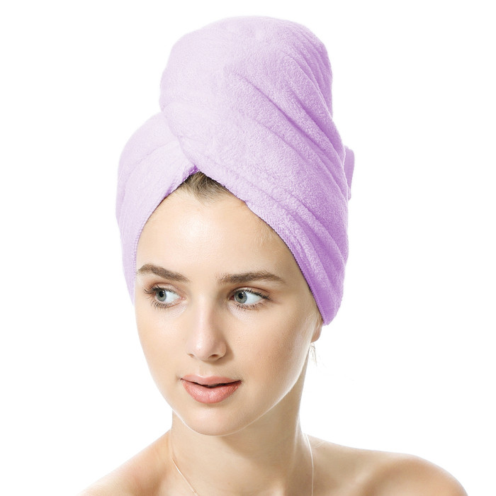 US$  - BlueSnail Super Absorbent&Quick Dry Microfiber Hair Towel Wrap  for Women, Hair Dry Towel Turban for Mom 