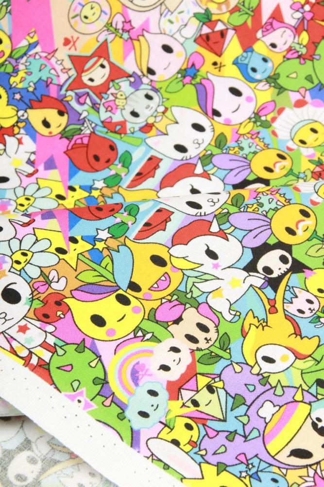 Us 22 88 Adorable Tokidoki Japanese Anime Characters Cotton Series 6 1 Yard Printed Cotton Fabric By Yard Yardage Cotton Children Fabrics Hello Kitty M Fabrics Top
