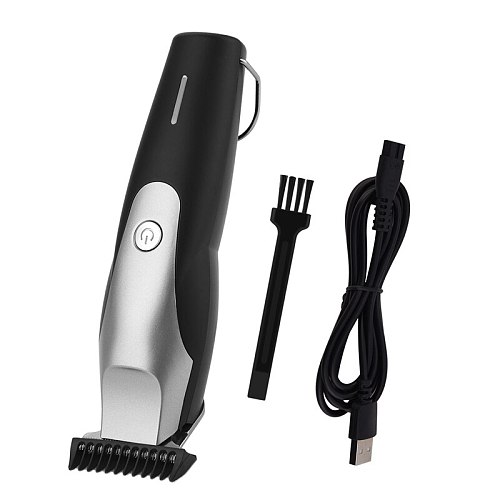 Low Noise Electric Haircut USB Rechargeable Hair Clipper Cordless Hair Trimmer Men Barber Beard Trimmer With 3 Limit Combs