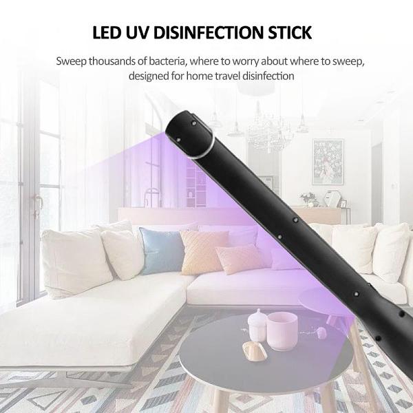 Portable Sterilize UV Disinfection Stick Light handle for home office Germicidal quartz Ultraviolet Bacterium Disinfect UV Lamp