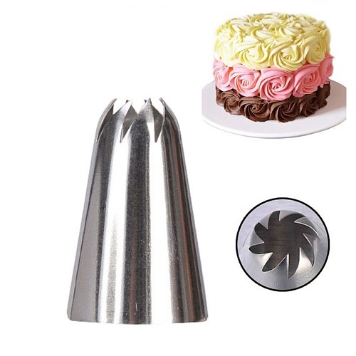2 styles Icing Nozzle Decorating Tip Sugarcraft Cake Decorating Tools Baking Tools Bakeware,stainless steel russian tips Nozzle