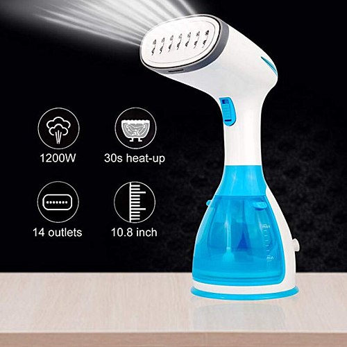 Portable Fabric Steam Iron Travel Garment Steamer for clothes Continuous Steam Stainless Panel Detached Water Tank ironing home