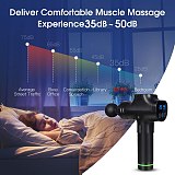 LCD Display Colorfu Massage Gun Deep Muscle Massager Muscle Pain Body Massage Exercising Relaxation Slimming Shaping Pain Relief
