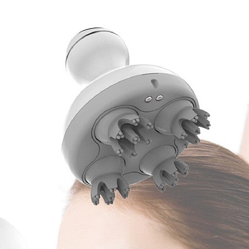 Scalp massage machine Massager for head Timing Control Four Silicone Claws Washing Hair 3d Vibrating massager electric
