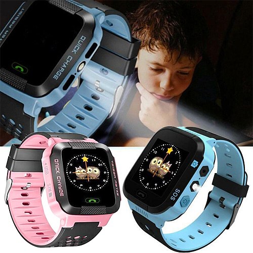 Child Smart Watch Anti-lost Kids Safe GPS Tracker SOS Call Baby Smart Watch GPS Tracker Bracelet Fit Android IOS 1pcs