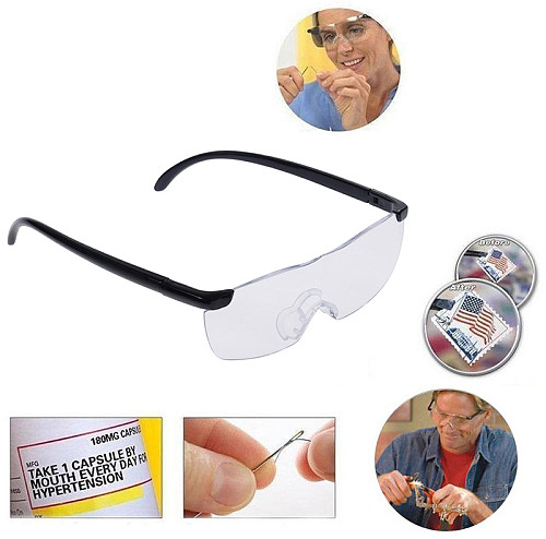 250 Degree Presbyopic Glasses Magnifiers Magnifying Eyewear Spectacles Eye Protection See 160% More Better